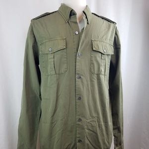 FAITH CONNEXION NWoT Big Silhouette Military Shirt